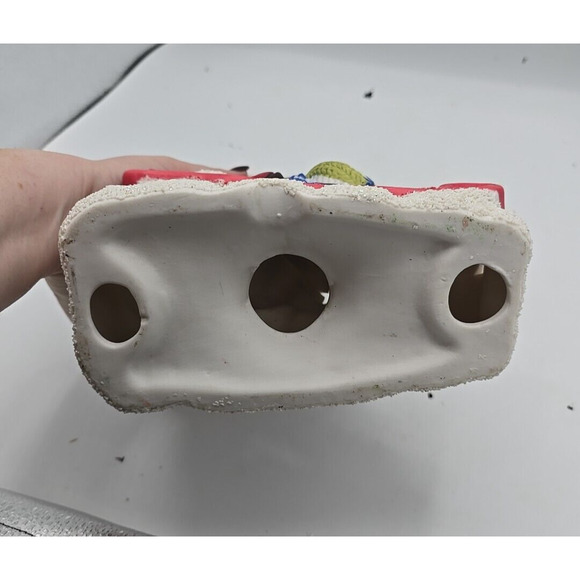 Vintage International Bazaar Snowman on Sled Holiday Christmas Decor Ornament - Picture 6 of 6